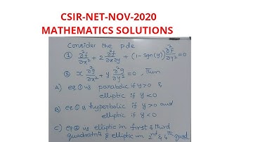 CSIRNET-MATHEMATICS-NOVEMBER-2020-SOLUTIONS