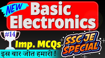 Basic Electronics MCQ for SSC JE | Most Important Basic Electronics MCQs for SSC JE | #14