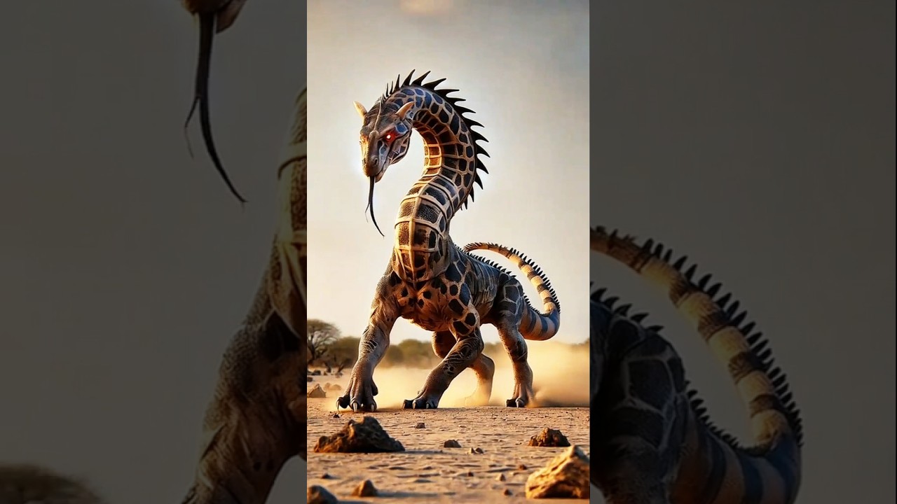 Zebra + Lizard  || a pover full Bond fusion in animal 