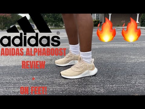 ADIDAS ALPHABOOST REVIEW + ON FEET! - YouTube