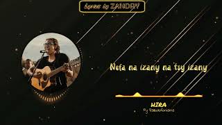 Video thumbnail of "HIRA - Reko [Lyrics by Zandry]"