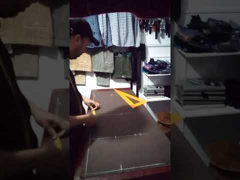 طريقة تفصيل سروال القطفة كلاسيكي الجزء الاول