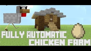 minecraft chicken coop easy tutorial