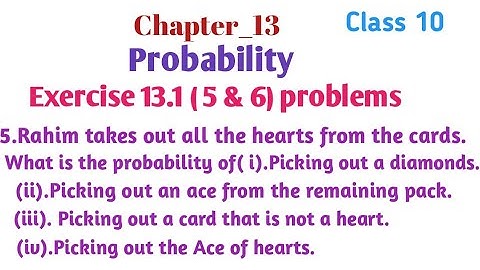 AP//class_10//Chapter_13 Probability//Exercise 13.1 ( 5 & 6) problems in telugu