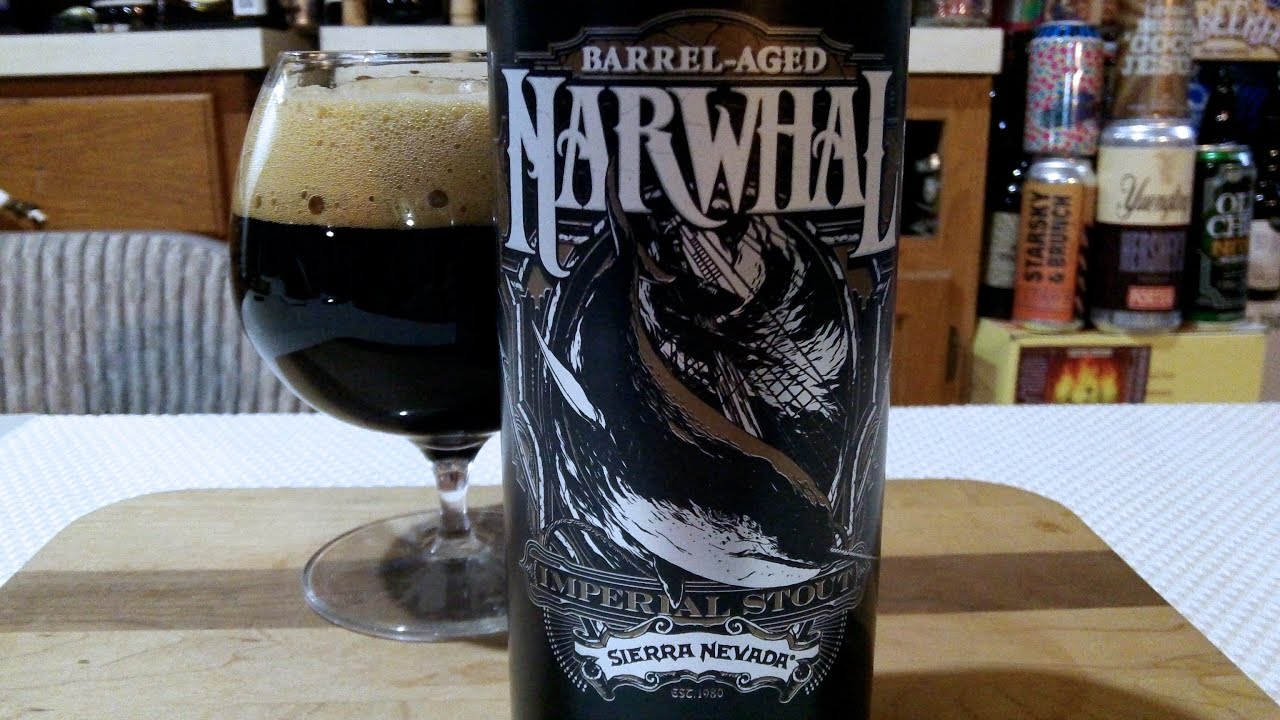 Sierra Nevada Barrel Aged Narwhal 2019 (11.9 ABV) DJs BrewTube Beer