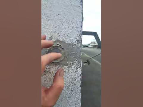 grout injection nipples for concrete crack repairs - YouTube