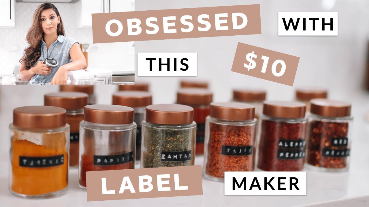 Home Organization Hacks - DIY Spice Labels - The Suburban Mom