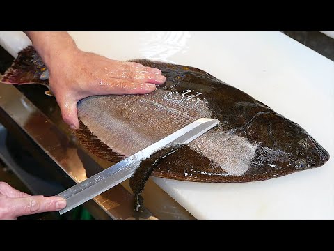 ဂျပန်လမ်းအစားအစာ - ငါးဖုတ်ရသည် ငါးခွေးလျှာ အိုကီနာဝါ ပင်လယ်စာ ဂျပန်