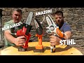 Mini chainsaw hatchets cheapest on amazon vs stihl vs milwaukee are they