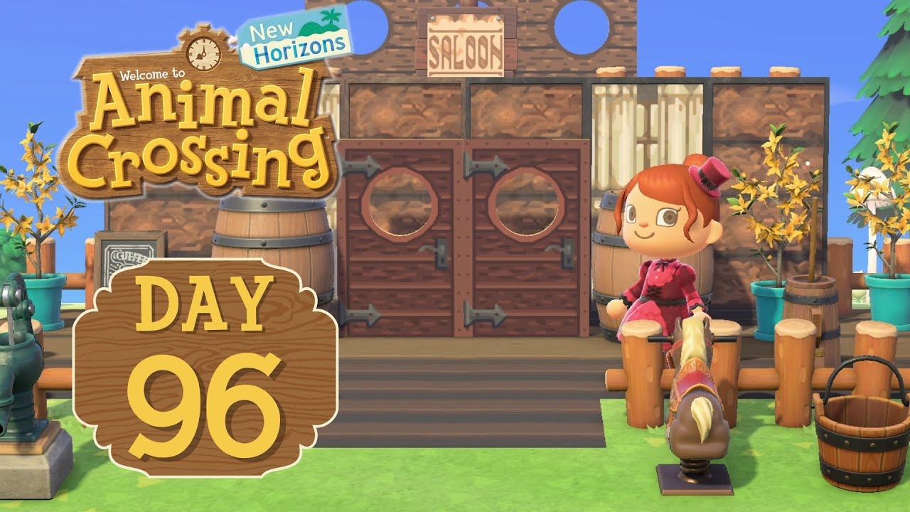 SALOON BUILD + BEAU'S BIRTHDAY Animal Crossing New Horizons Day 96