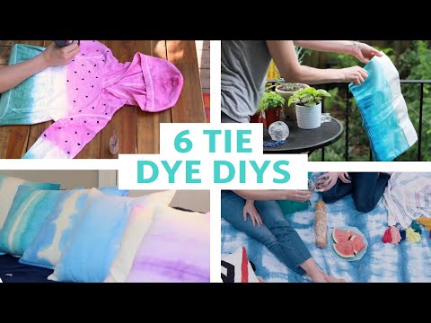 How to Tie Dye 6 New Ways