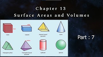 | Class 10 |  NCERT | Mathematics | Chapter 13 | Surface Areas and Volumes |Part 7|Ex-13.3 Q5 To Q9|