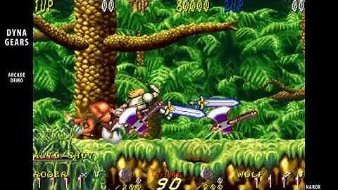 Dyna Gear / arcade attract mode / 1993