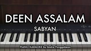 Download Lagu DEEN ASSALAM - SABYAN | Piano Karaoke by Andre Panggabean MP3