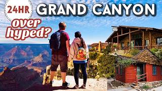GRAND CANYON | Is It Worth It? | Safe to Hike? | Cabin on The South Rim | Bright Angel Lodge & Trail