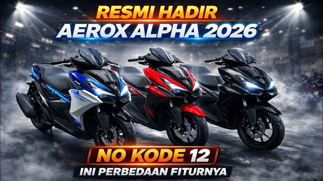 RESMI HADIR‼️AEROX ALPHA 155 DENGAN TAMPILAN MEWAH.