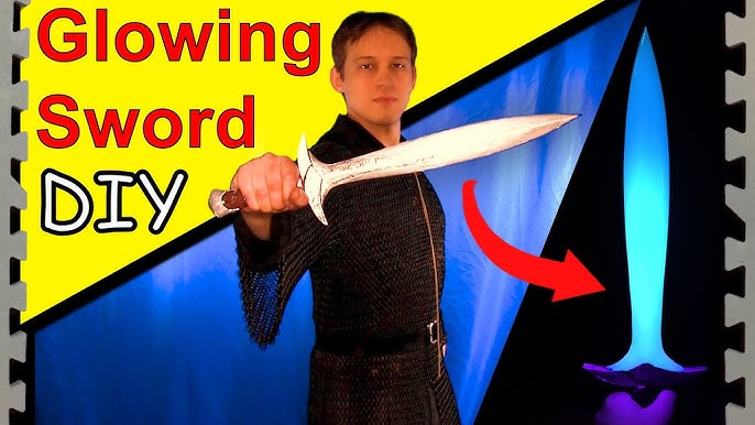 A 3D printed sword from the Witcher lights up with DIY runes - htxt