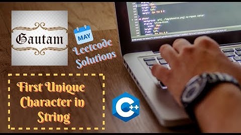 LeetCode - First Unique Character in a String