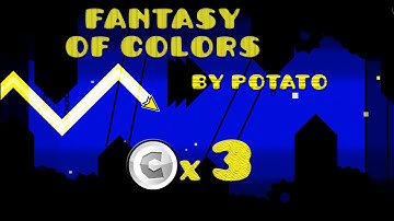 EASY USER COINS - Geometry Dash 2.0 - Fantasy of Colors by Potato