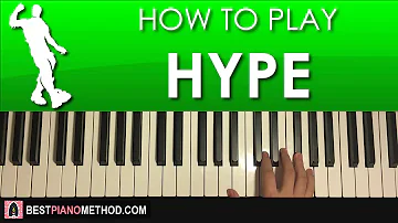 HOW TO PLAY - FORTNITE DANCE - Hype (Piano Tutorial Lesson)