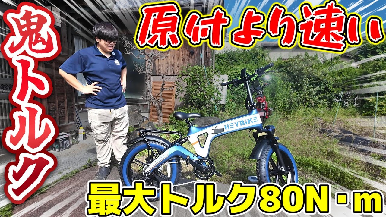 The strongest electric assist bicycle in the large bike class with 