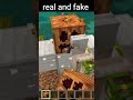 #minecraft  real and fake golam