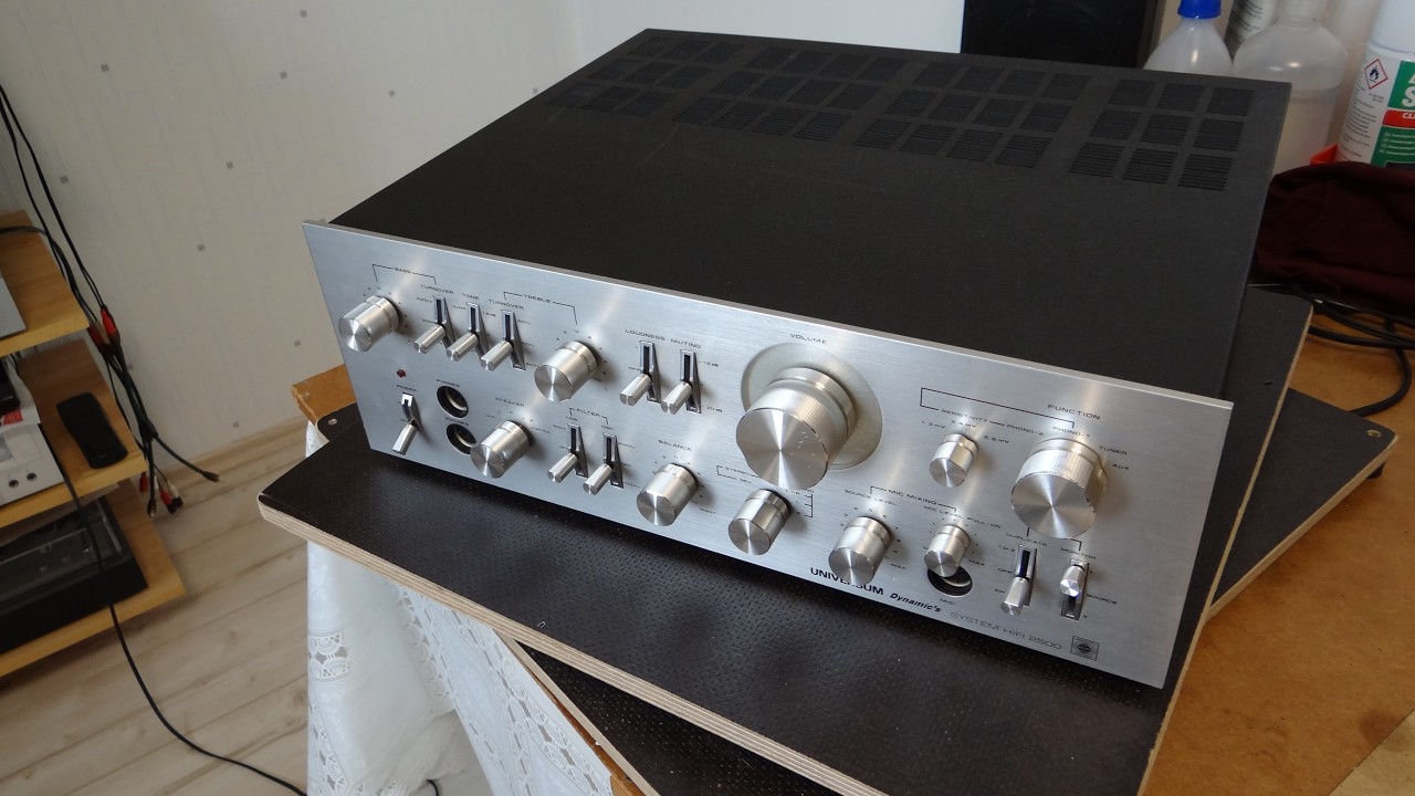 Universum2500- Goldstar8500 Verstärker.  Reparatur+Revidierung.