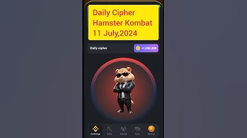 Hamster Kombat Daily Cipher Today|Morse code 12 July,2024 #hamsterkombat #dailycipher #morsecode