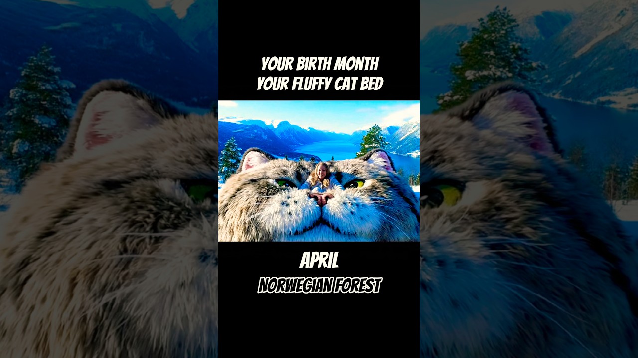 🎂 Your Birth Month, Your Fluffy Cat Bed 🛏️🐈  What cat bed did you get? 