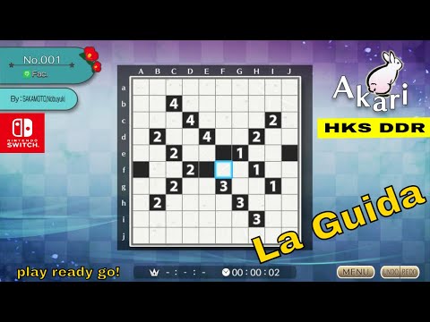 Puzzle by Nikoli S Akari - LA GUIDA - PLAY READY GO! Nintendo Switch Version