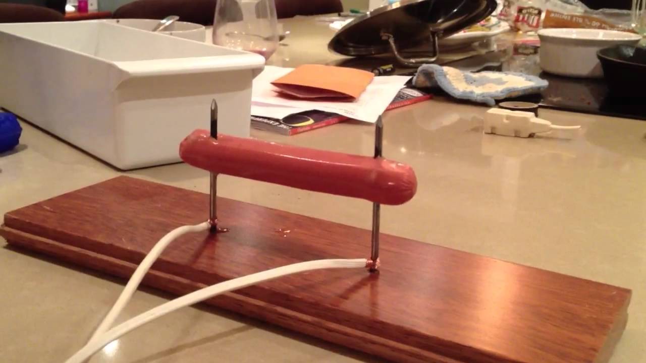 How to Cook a Hotdog With An Extension Cord YouTube