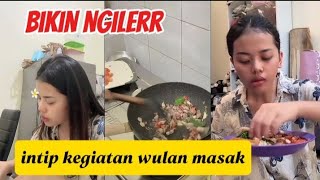 Intip kegiatan wulan permata masak!! Bikin Ngilerr #wulanpermata #wulan #live #artist #indosiar 