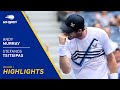 Andy Murray vs Stefanos Tsitsipas Highlights | 2021 US Open Round 1