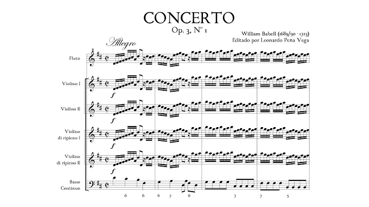 William Babell  6 Concertos, Op.3