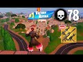 78 elimination solo vs squads wins fortnite chapter 5 gameplay ps4 controller