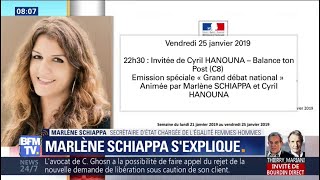 Marlène Schiappa confirme qu'elle va animer "le débat" dans une émission avec Cyril Hanouna