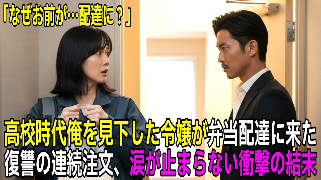 老舗のうなぎ弁当を頼んだら、高校時代に俺を見下していた令嬢がボロボロの姿で配達に来た。復讐のために注文し続けた結果…【感動する話】【朗読】