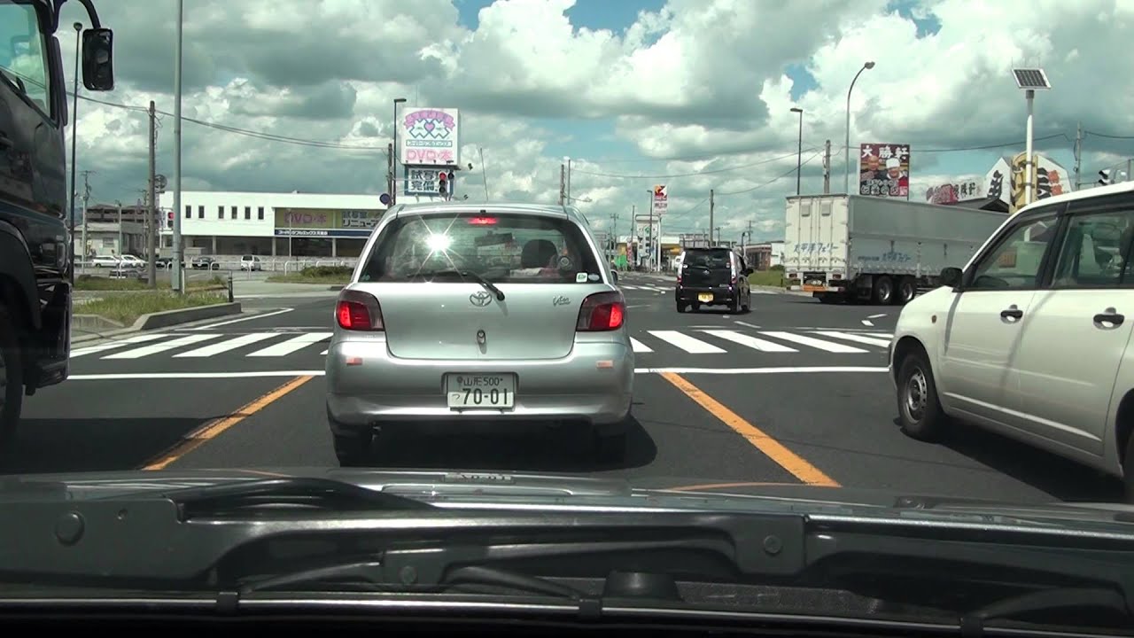 国道13号　全線等速　　福島県福島市～山形県～秋田県・秋田市