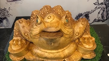 Cóc thần 3 chân thiềm thừ gỗ xá xị rẻ đẹp và phong thuỷ