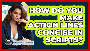 How Do You Make Action Lines Concise In Scripts?