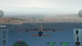Air bus A380 Extreem landing in Foggy weather (98% crashed landing) || flight simulator game play 4K screenshot 4