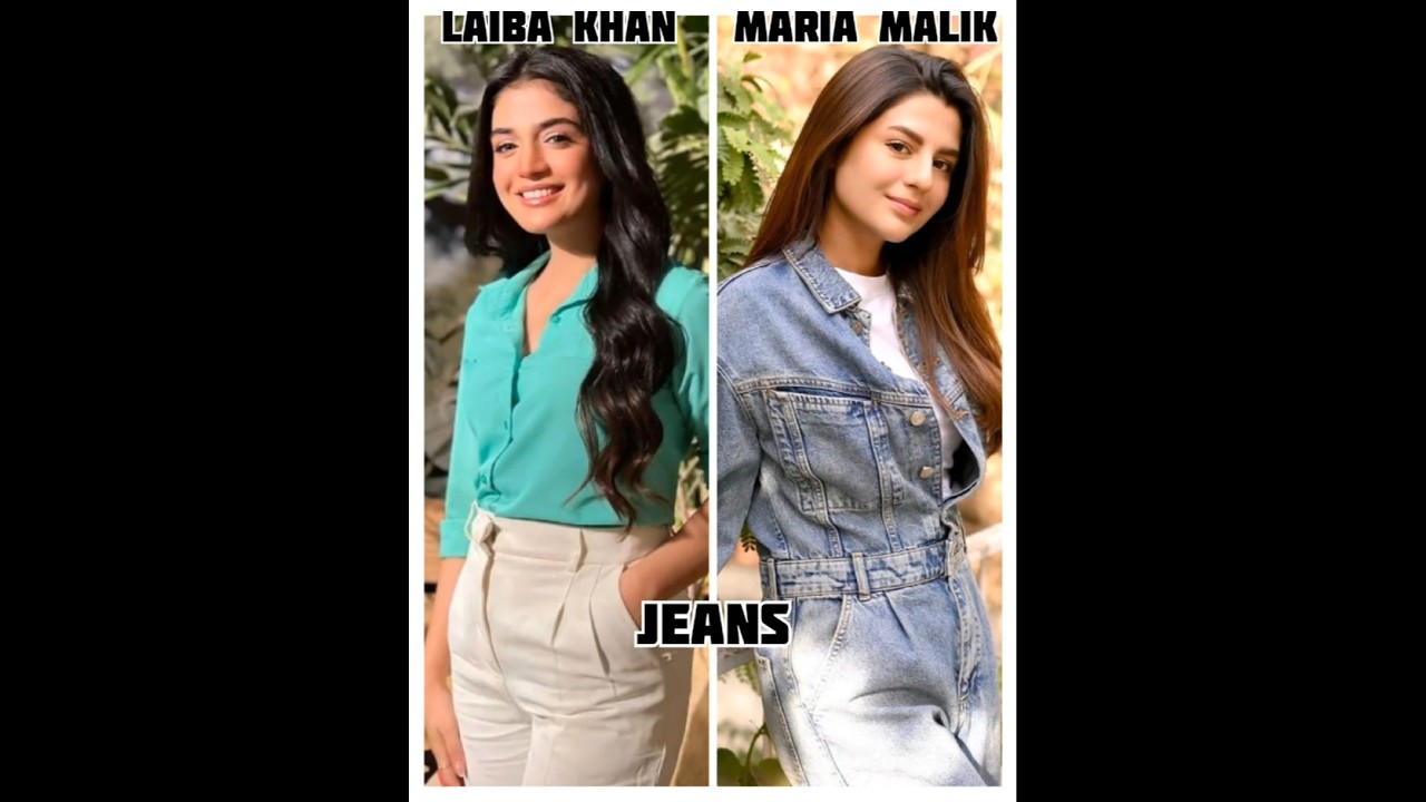 laiba khan vs maria malik fashion style🔥|Who is your favorite😍