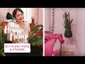 How To DIY Indoor Plant Pots & Stands | The Home Primp