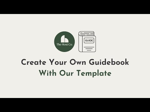 How To Use The Host Co Guidebook Template