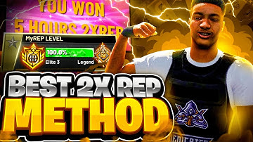 BEST 2X REP + BONUS METHOD (WHEEL SPIN) NBA 2K20! LEGEND REP IN 1 MONTH?😱 SECRET FASTEST REP METHOD!