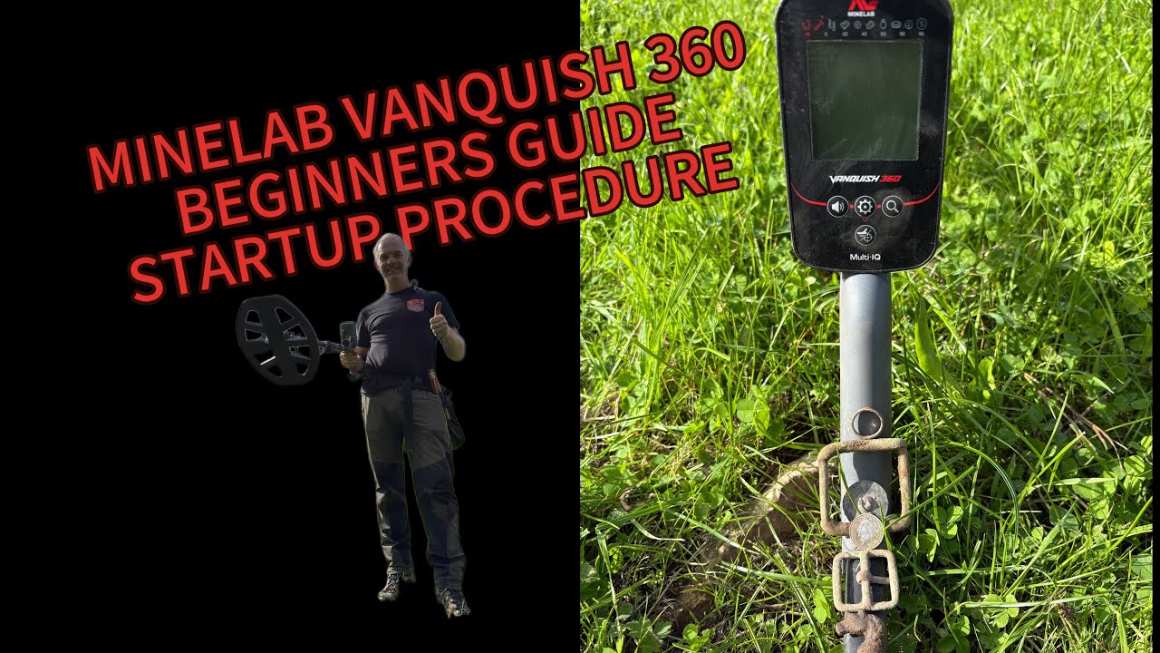 Руководство для начинающих MINELAB VANQUISH 360, эпизод 3. Процедура запуска