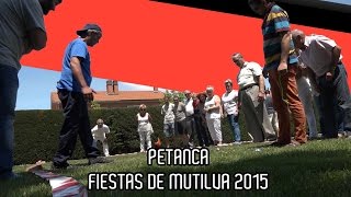 PETANCA - Fiestas de Mutilva 2015 | JUEVES 18 DE JUNIO
