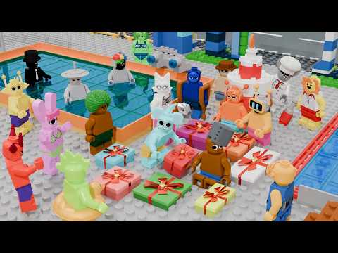LEGO Sprunki Swimming Pool Birthday Party