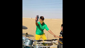 خت الدرامز ورحت الصحره وعملنا أقوى تحدي ما بين أحمد شوقي وبلحه اصغر درمز 