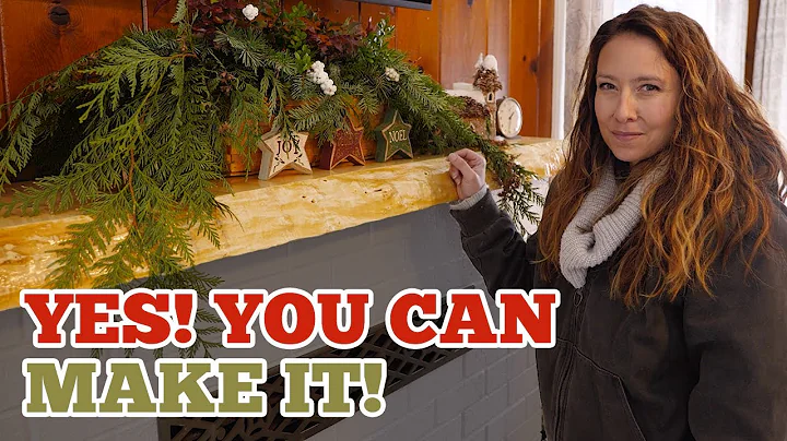 Make a BEAUTIFUL holiday bouquet in the dead of WI...